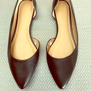 Women’s size 11 black dress flats - NEVER WORN